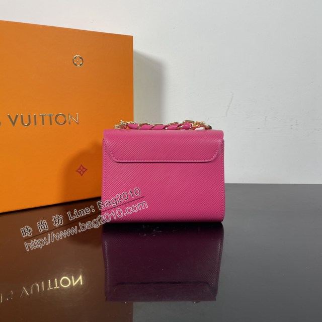Lv路易威登2023專櫃新款Twist小號手袋 LV水波紋牛皮單肩斜挎女包 M21719 ydh5021